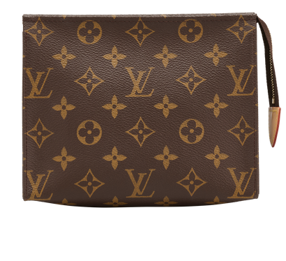 Louis Vuitton Toiletry Pouch 19, &pound;395, Accessories, Brown, Canvas, Front view